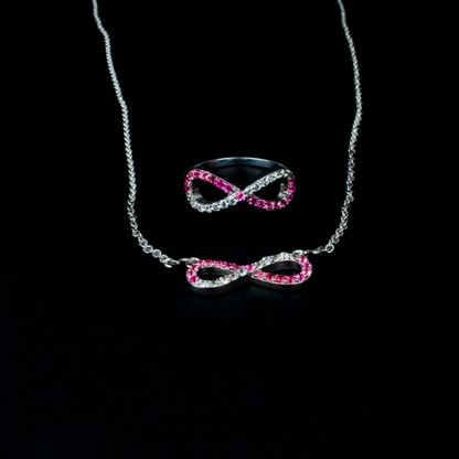 Infinity Pendant 925 Sterling Silver with chain