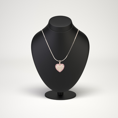 Heart Pendant 925 Sterling Silver with chain